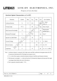 LTL-1CHGH114 Datasheet Page 3