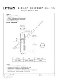 LTL-1CHY Datasheet Cover