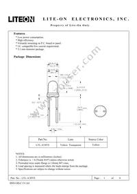 LTL-1CHYE Datasheet Cover