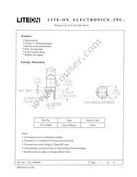 LTL-1NHGP6 Datasheet Cover