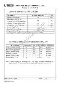 LTL-2300HR Datasheet Page 5