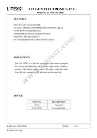 LTL-2500G Datasheet Page 2