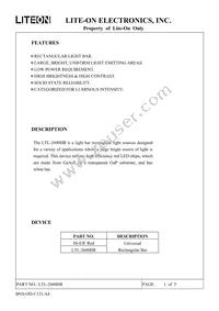 LTL-2600HR Datasheet Page 2