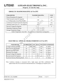 LTL-2620HR Datasheet Page 5