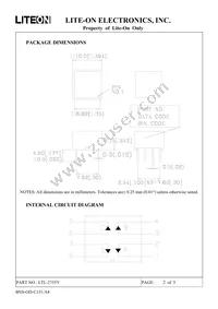 LTL-2755Y Datasheet Page 2