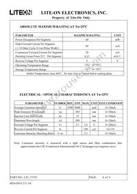 LTL-2755Y Datasheet Page 4