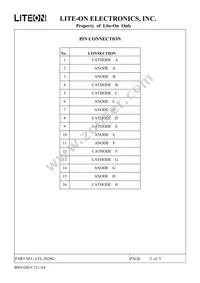 LTL-2820G Datasheet Page 4