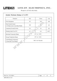 LTL-298VJ Datasheet Page 2