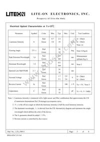 LTL-298VJ Datasheet Page 3