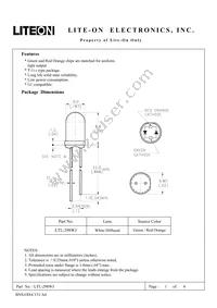 LTL-298WJ Datasheet Cover