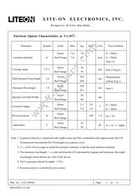 LTL-298WJ Datasheet Page 3