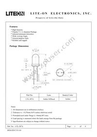 LTL-307A Datasheet Cover