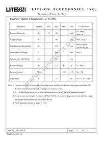 LTL-307GE Datasheet Page 3