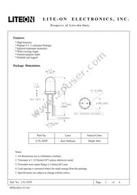 LTL-307P Datasheet Cover