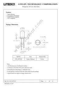 LTL-307YLC Datasheet Cover