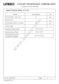 LTL-307YLC Datasheet Page 2