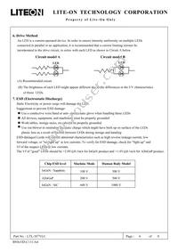 LTL-307YLC Datasheet Page 6