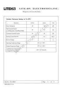 LTL-30EDJ Datasheet Page 2