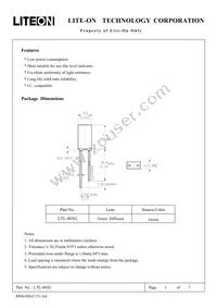 LTL-403G Datasheet Page 2