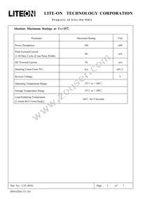 LTL-403G Datasheet Page 3