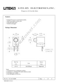 LTL-4211NHBP Datasheet Cover