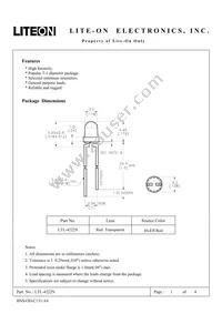 LTL-4222N Datasheet Cover