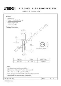 LTL-4223 Datasheet Cover