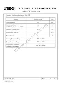 LTL-4223 Datasheet Page 2