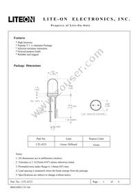 LTL-4233 Datasheet Cover