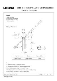 LTL-4251NLC Datasheet Cover