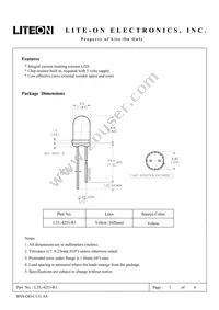 LTL-4253-R1 Datasheet Cover