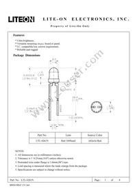 LTL-4261N Datasheet Cover