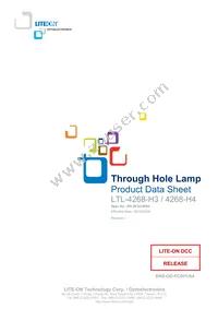 LTL-4268-H4 Datasheet Cover