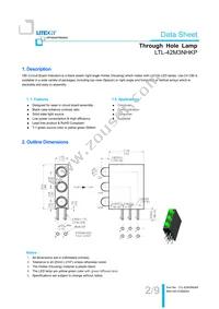 LTL-42M3NHKP Datasheet Page 3