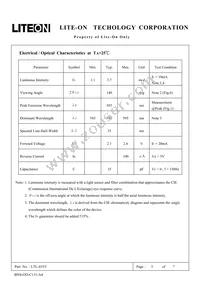 LTL-433Y Datasheet Page 3