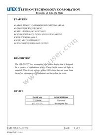 LTL-53173Y Datasheet Cover