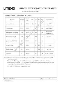 LTL-533-11 Datasheet Page 4