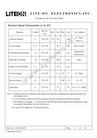 LTL-533-11P2 Datasheet Page 3