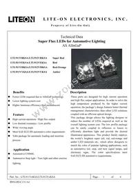 LTL-912VRKSA Datasheet Cover