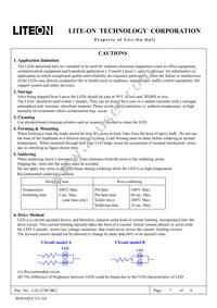 LTL1CHCBK3 Datasheet Page 7