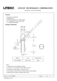 LTL1CHCBK5 Datasheet Cover