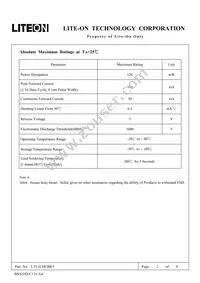 LTL1CHCBK5 Datasheet Page 2