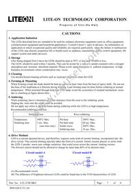 LTL1CHCBK5 Datasheet Page 7