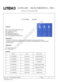 LTL1CHKGKNN Datasheet Page 2