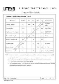 LTL1CHKRK Datasheet Page 3