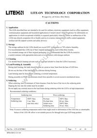 LTL1CHTBK5 Datasheet Page 8