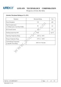 LTL1RMVSKNT Datasheet Page 3