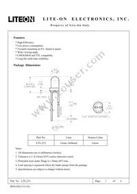 LTL231 Datasheet Cover