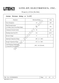 LTL2H3KGKNN Datasheet Page 2