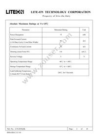 LTL2H3KSK Datasheet Page 3